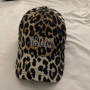 Ganni Leopard Hat
